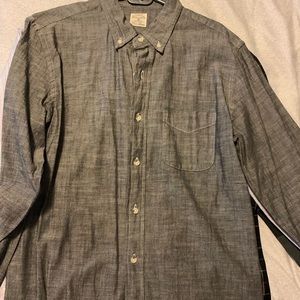 Men J.Crew long sleeve button down. Size Large